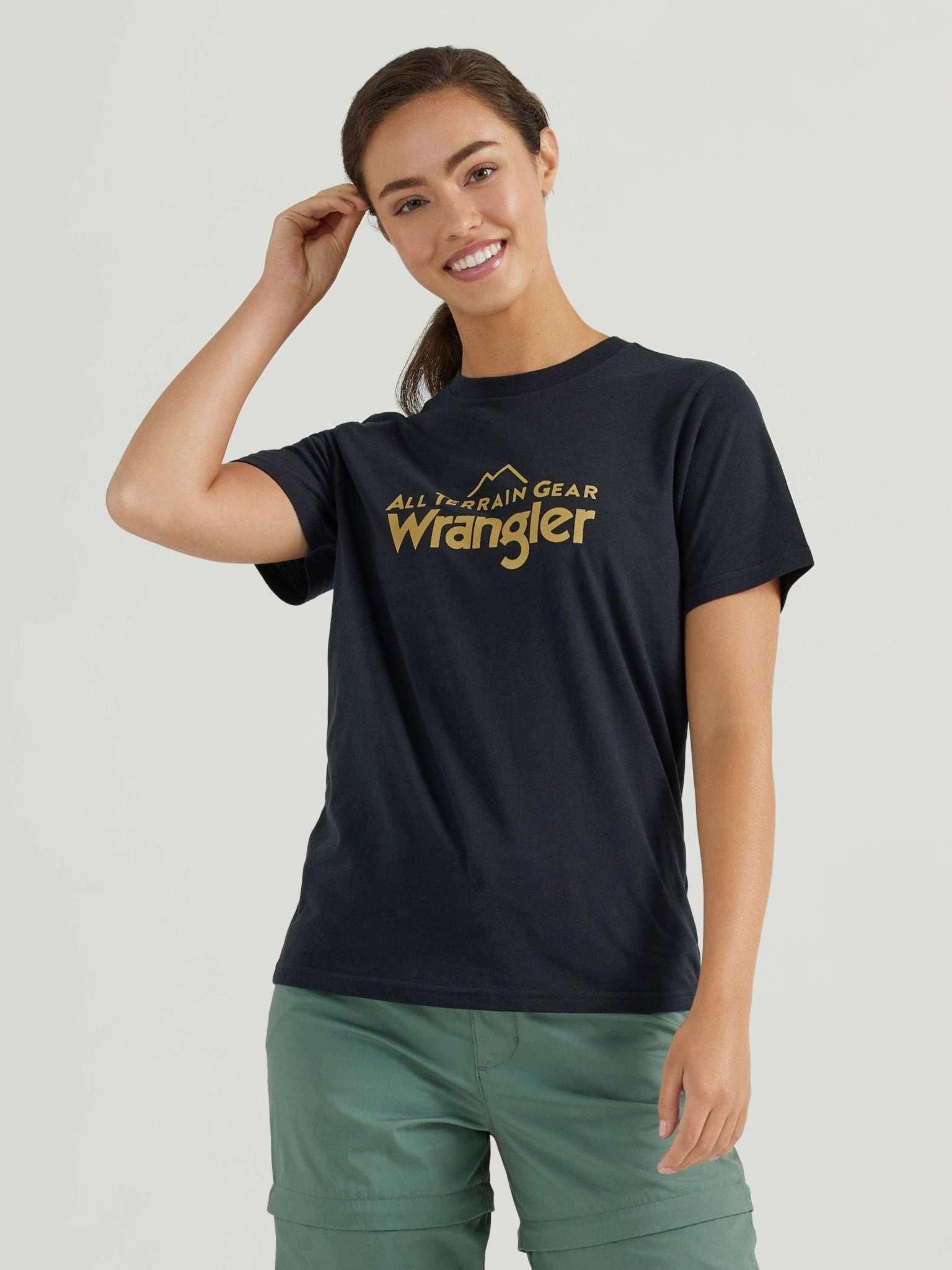 Image of T-shirts Logo Tee Damen Schwarz L