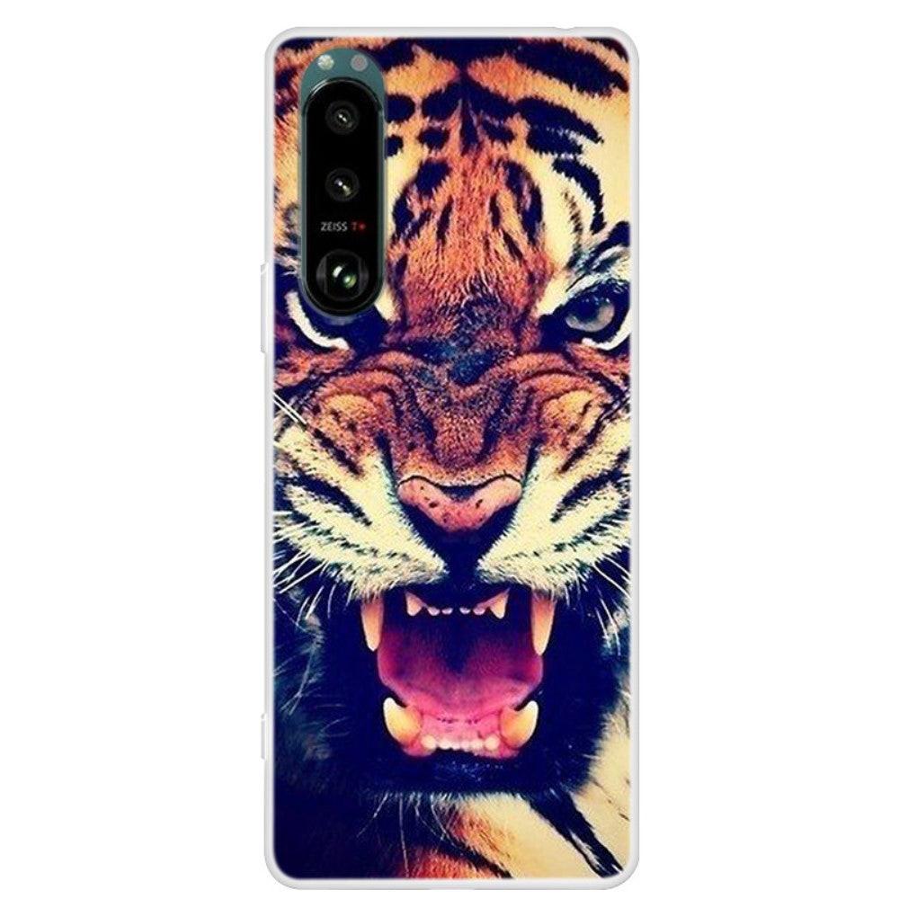 Image of Xperia 5 III - Softes Silikon Gummi Case Tiger