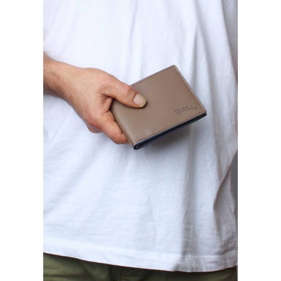 VARGU KON 1-M Portafoglio in Vera Pelle  