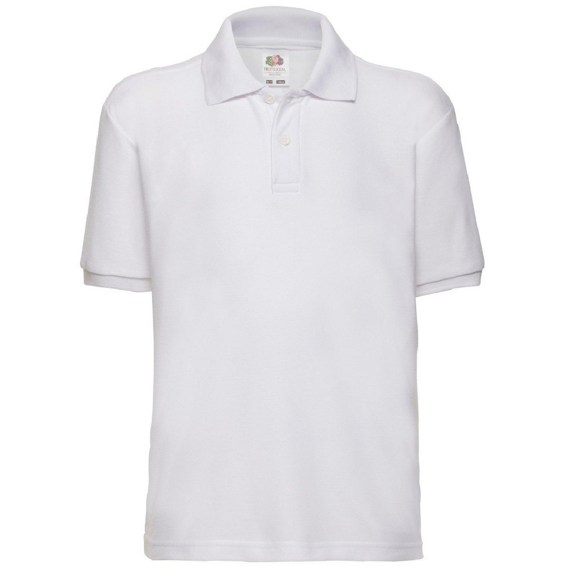 Image of Polo Shirt, Kurzarm (2 Stückpackung) Jungen Weiss 3-4A