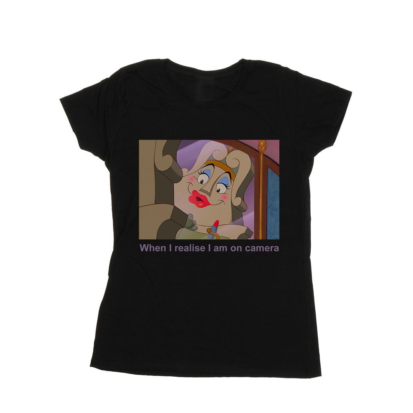 Image of Beauty And The Beast Madame De La Grande Bouche Tshirt Damen Schwarz XXL