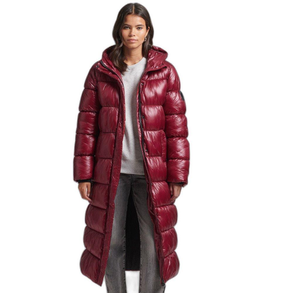 Superdry  lange daunenjacke damen uperdry xpd port 