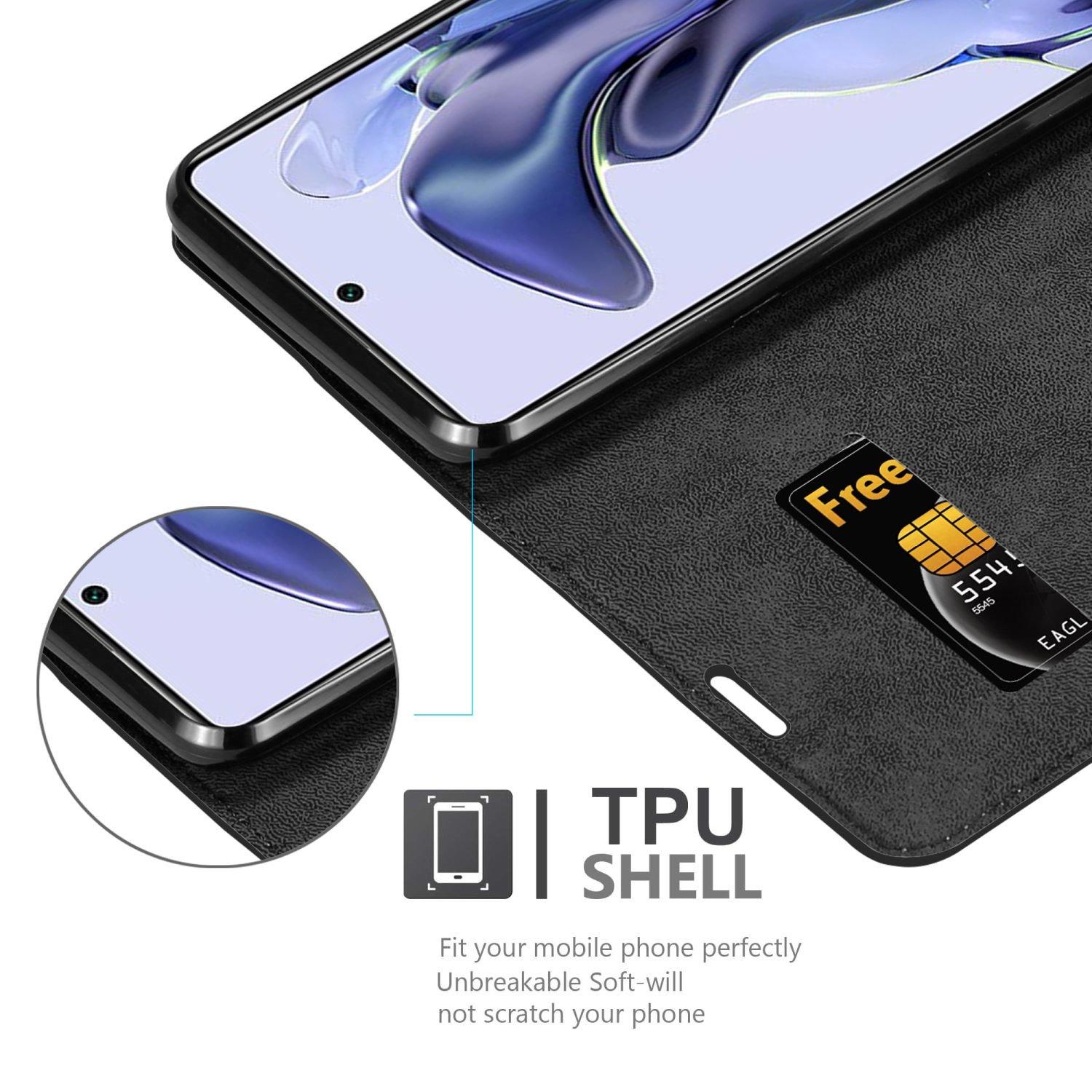 Cadorabo  Hülle für Xiaomi 11T  11T PRO Magnetverschluss, Kartenfach 