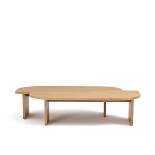 La Redoute Intérieurs Lot de 2 tables basses plaqué chêne  