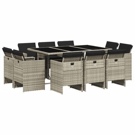 VidaXL Garten essgruppe poly-rattan  