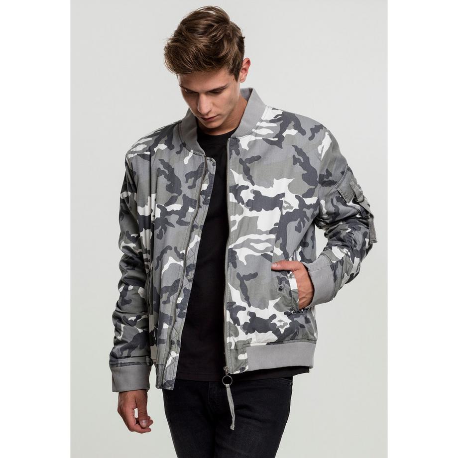 URBAN CLASSICS Giacca Bomber Cotone Vintage  