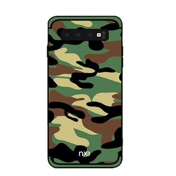 Image of Galaxy S10e - Hybrid Silikon Case mit Kickstand Camouflage