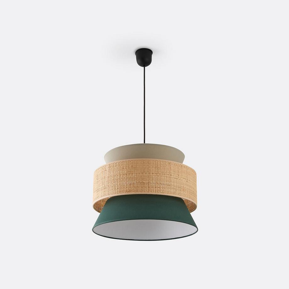 La Redoute Intérieurs Suspension / Abat-jour double Ø40 cm  