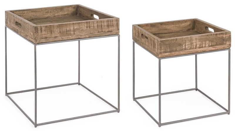 Image of Beistelltisch Narvik eckig (2er-Set) Beistelltisch Narvik eckig (2er-Set)