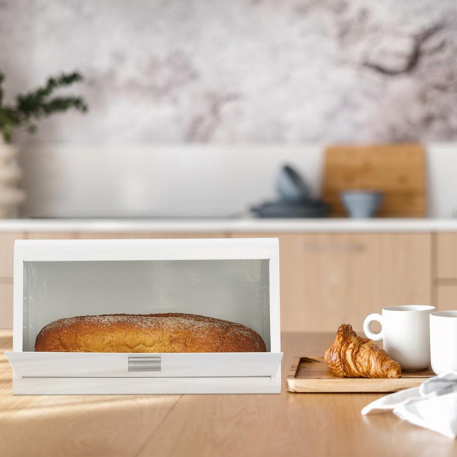 Northix Brotkorb aus Edelstahl  