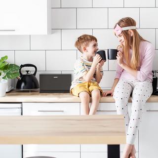 Northix Cestino per il pane in acciaio inox  