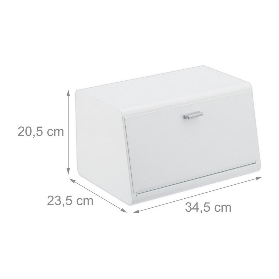 Northix Brotkorb aus Edelstahl  