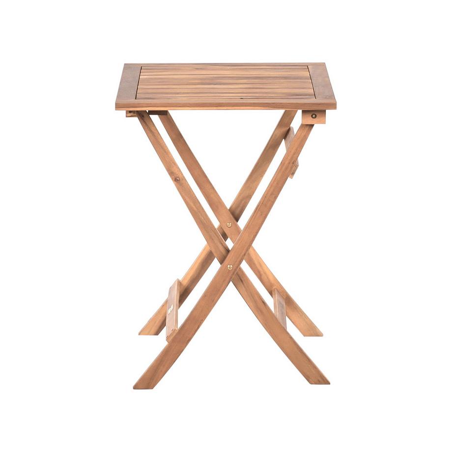 Beliani Set bistrot en Legno d'acacia Rustico CONIOLO  