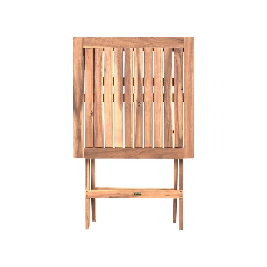 Beliani Set bistrot en Legno d'acacia Rustico CONIOLO  