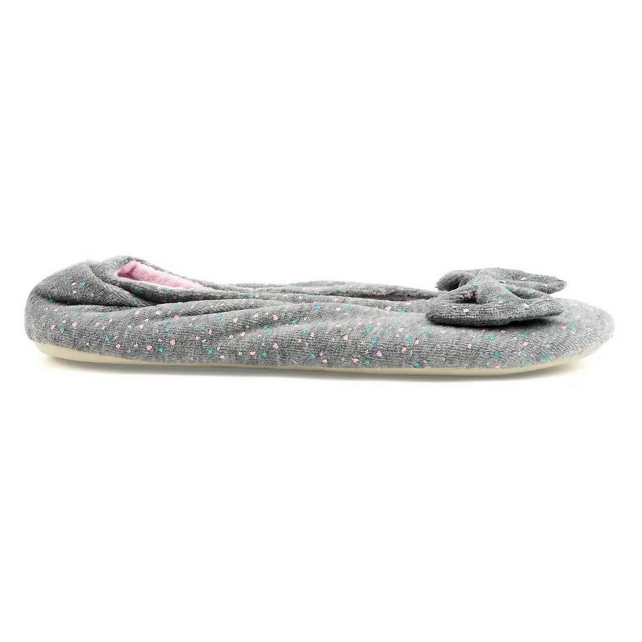 isotoner Canard Ballerines Chaussons avec Nœud  