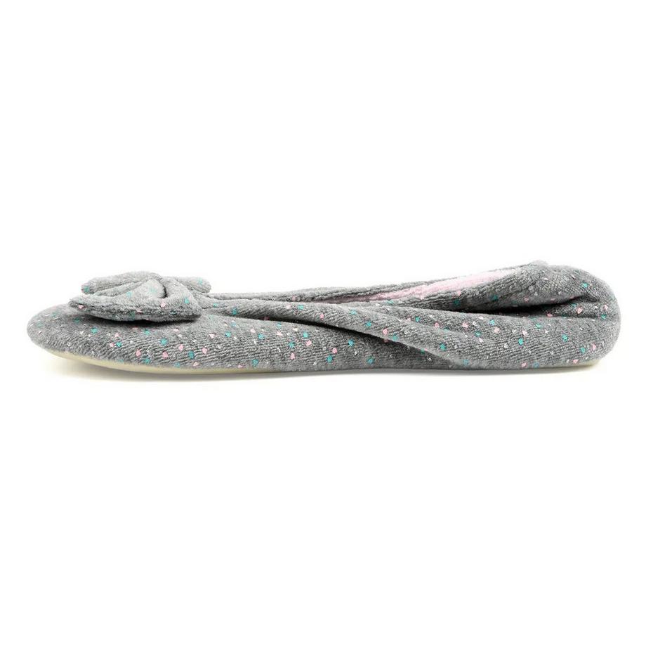 isotoner Canard Ballerines Chaussons avec Nœud  