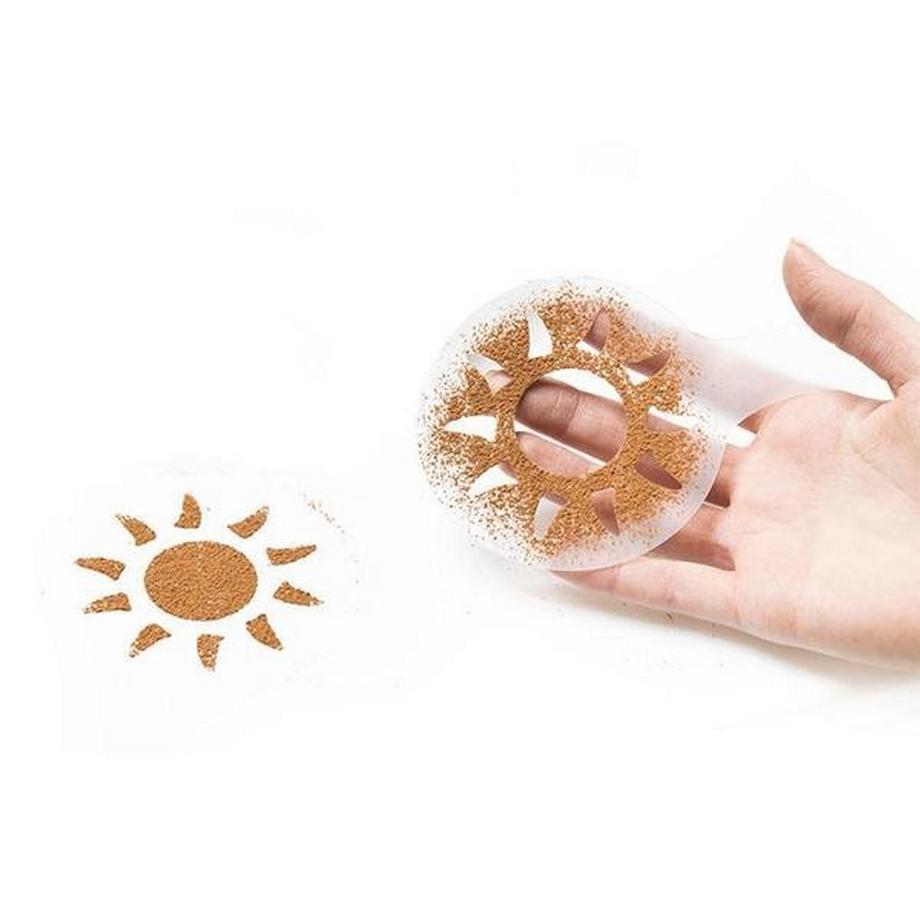 Northio  16x Schablonen für Latte Art 