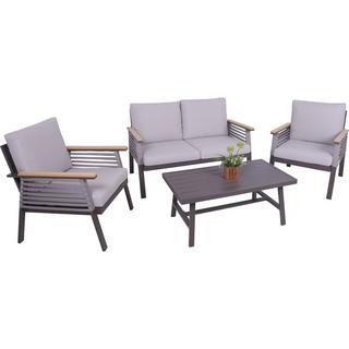 mutoni Gartenlounge Denia (4-er Set)  