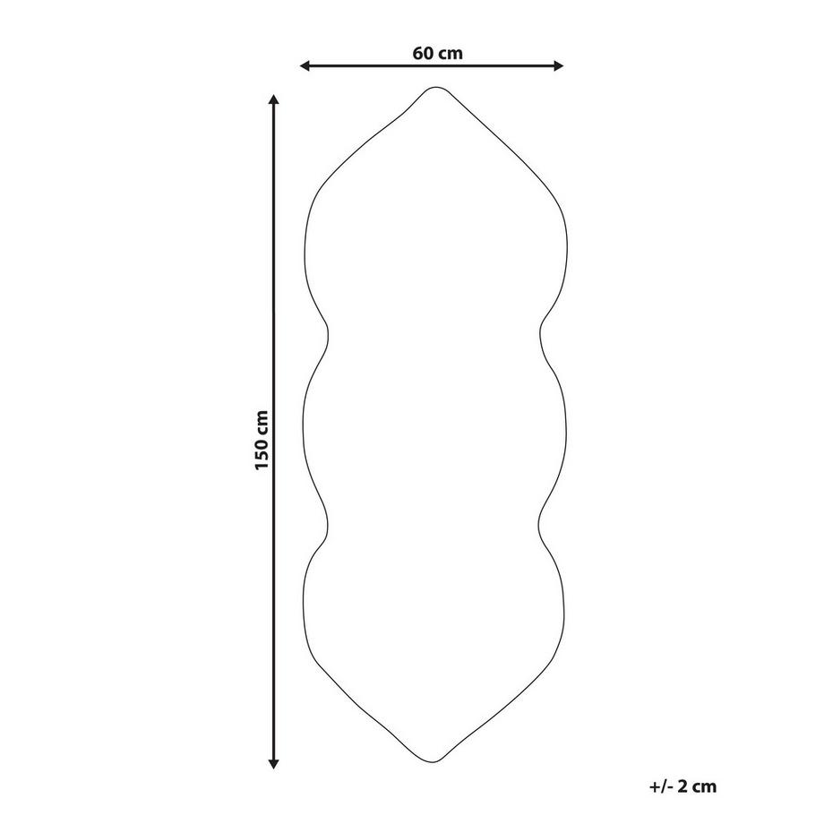 Beliani Badematte aus Baumwolle Modern CANBAR  