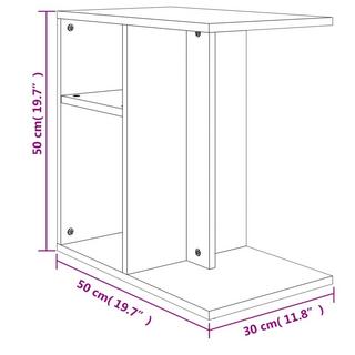 VidaXL Beistelltisch holzwerkstoff  