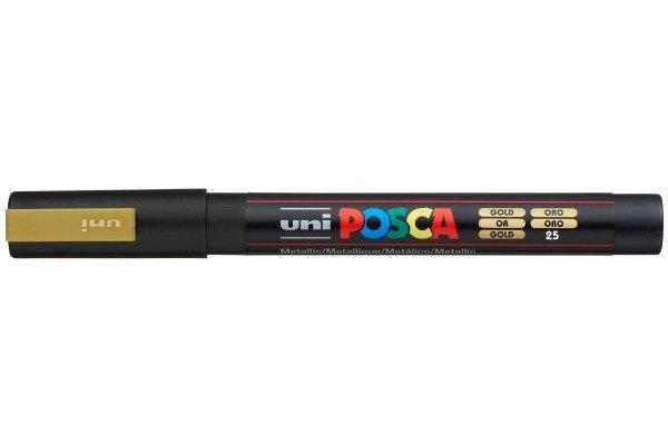 uni-ball UNI-BALL Posca Marker 0,9-1,3mm PC-3M GOLD gold, Rundspitze  