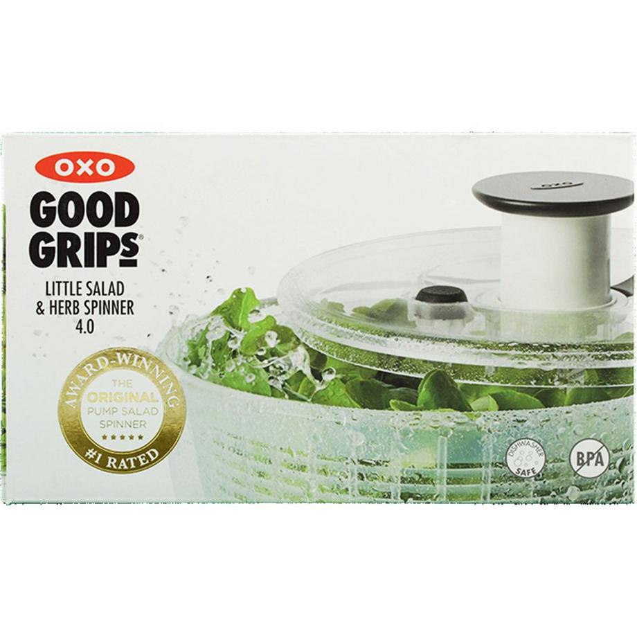 OXO Salatschleuder, rund klein, transparent, 2.7 lt  