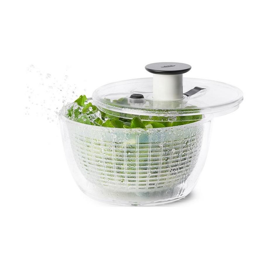 OXO Salatschleuder, rund klein, transparent, 2.7 lt  
