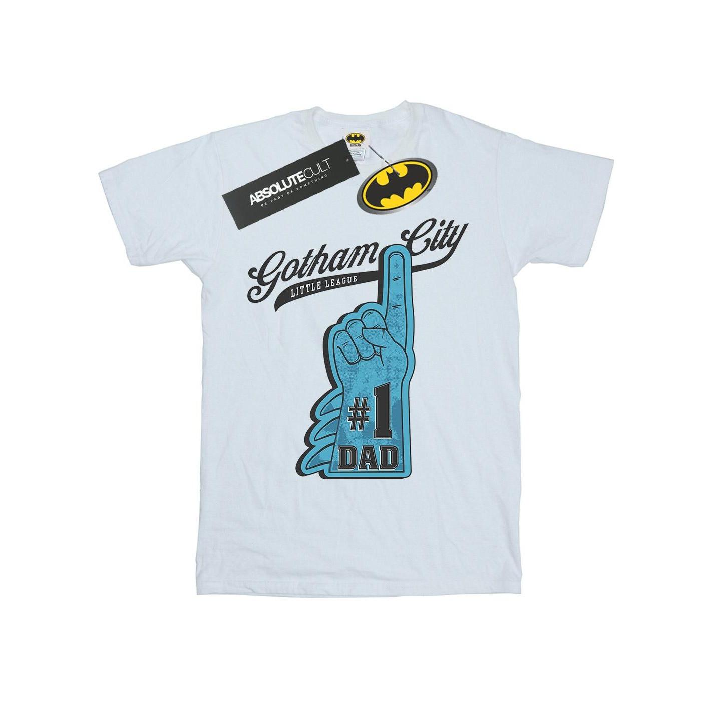 Image of Batman Number One Dad Tshirt Mädchen Weiss 116