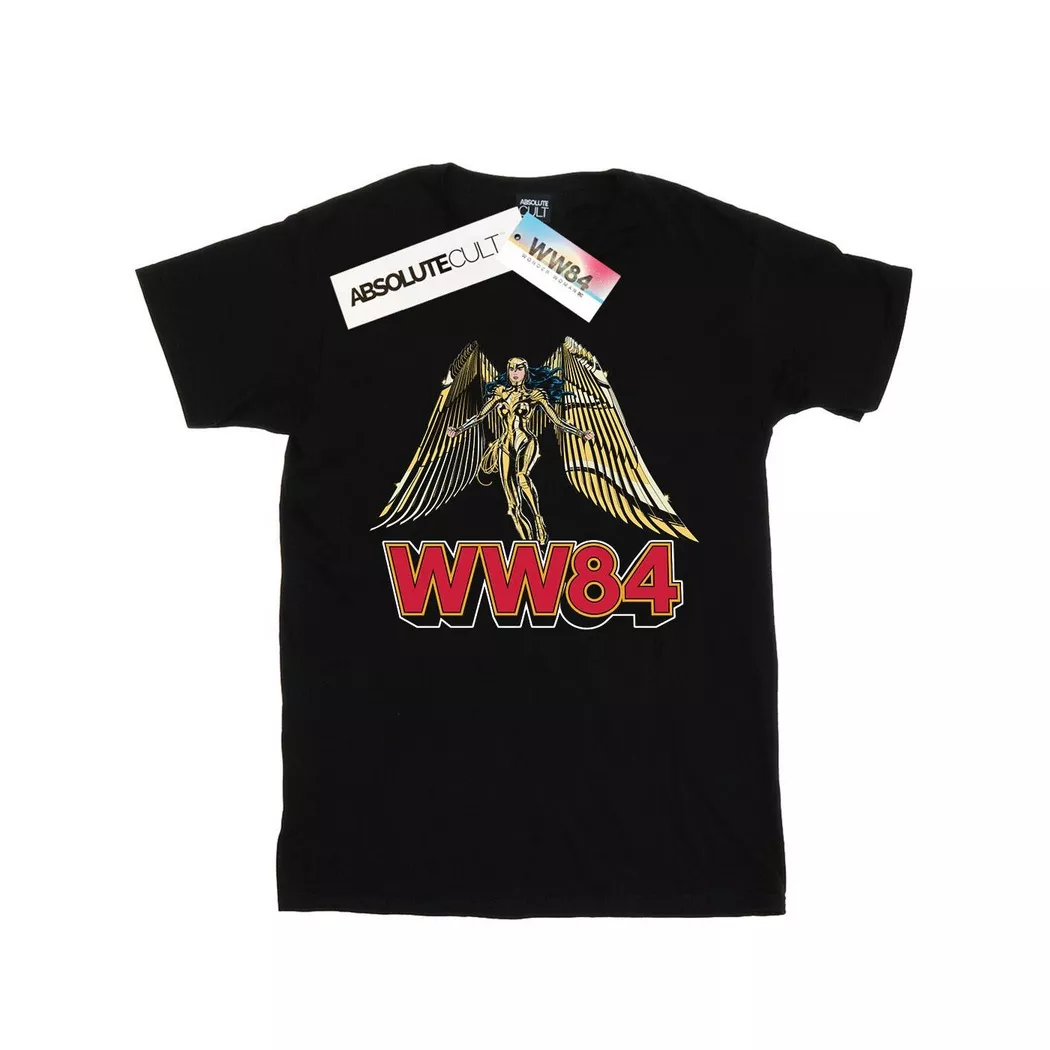 DC COMICS - 84 TShirt, für Damen, Schwarz, Größe XL