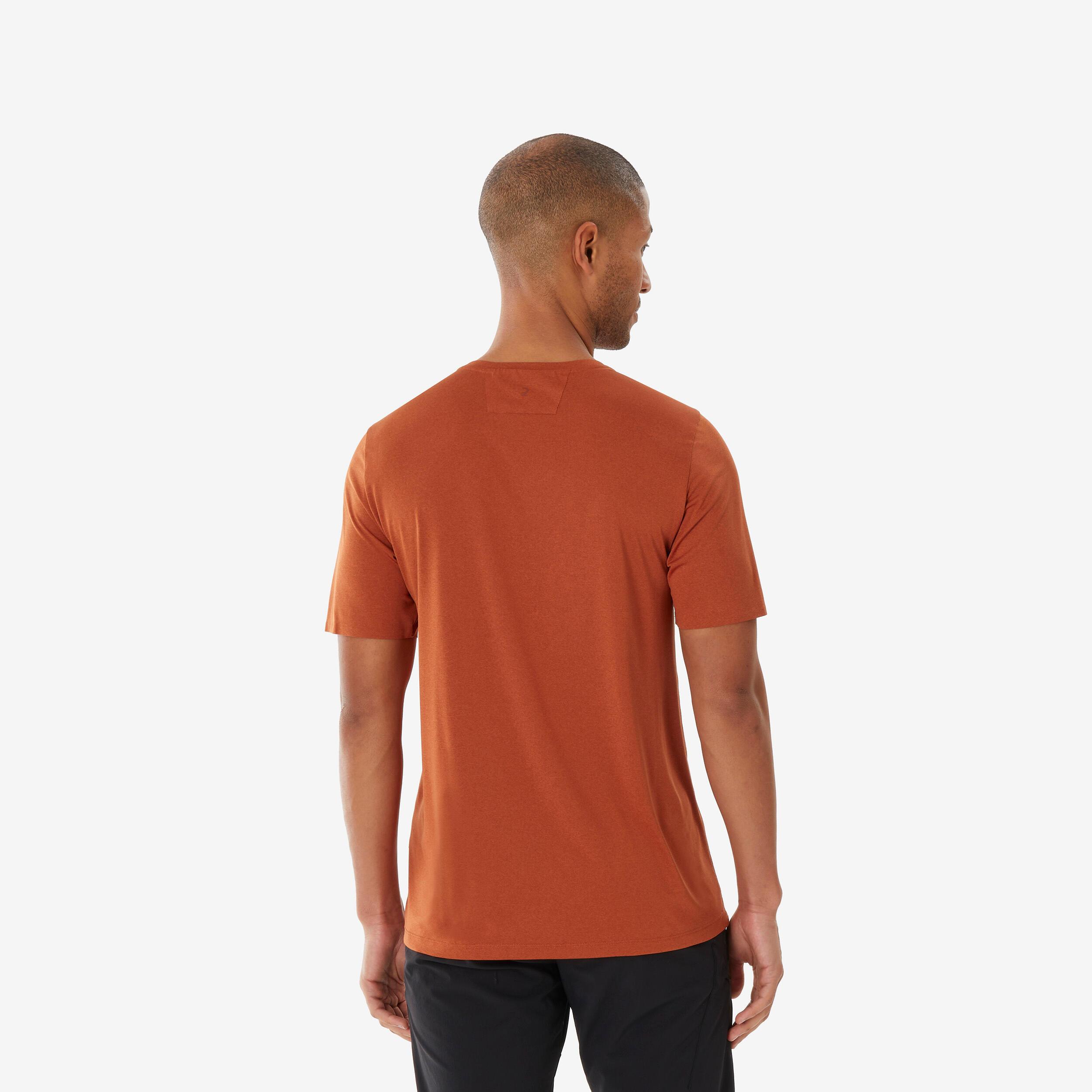 QUECHUA  T-shirt uomo maniche corte trekking regular fit sintetico 