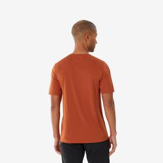 QUECHUA  T-shirt uomo maniche corte trekking regular fit sintetico 