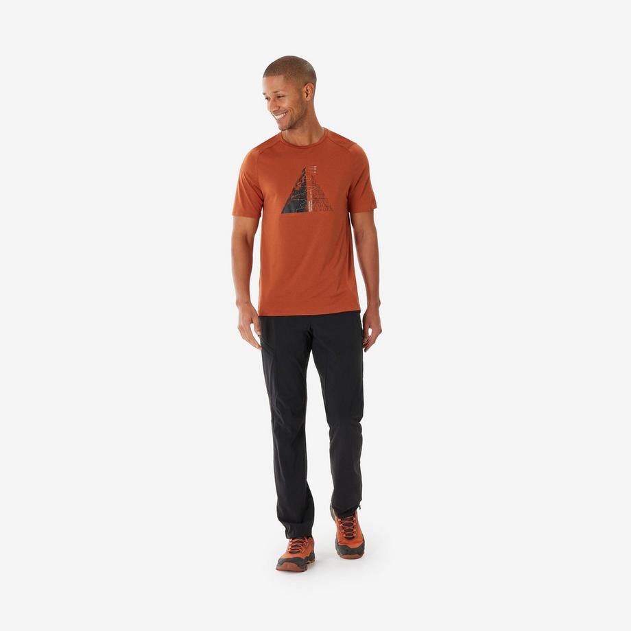 QUECHUA  Kurzarmshirt  Wander Regular Fit synthetisch 