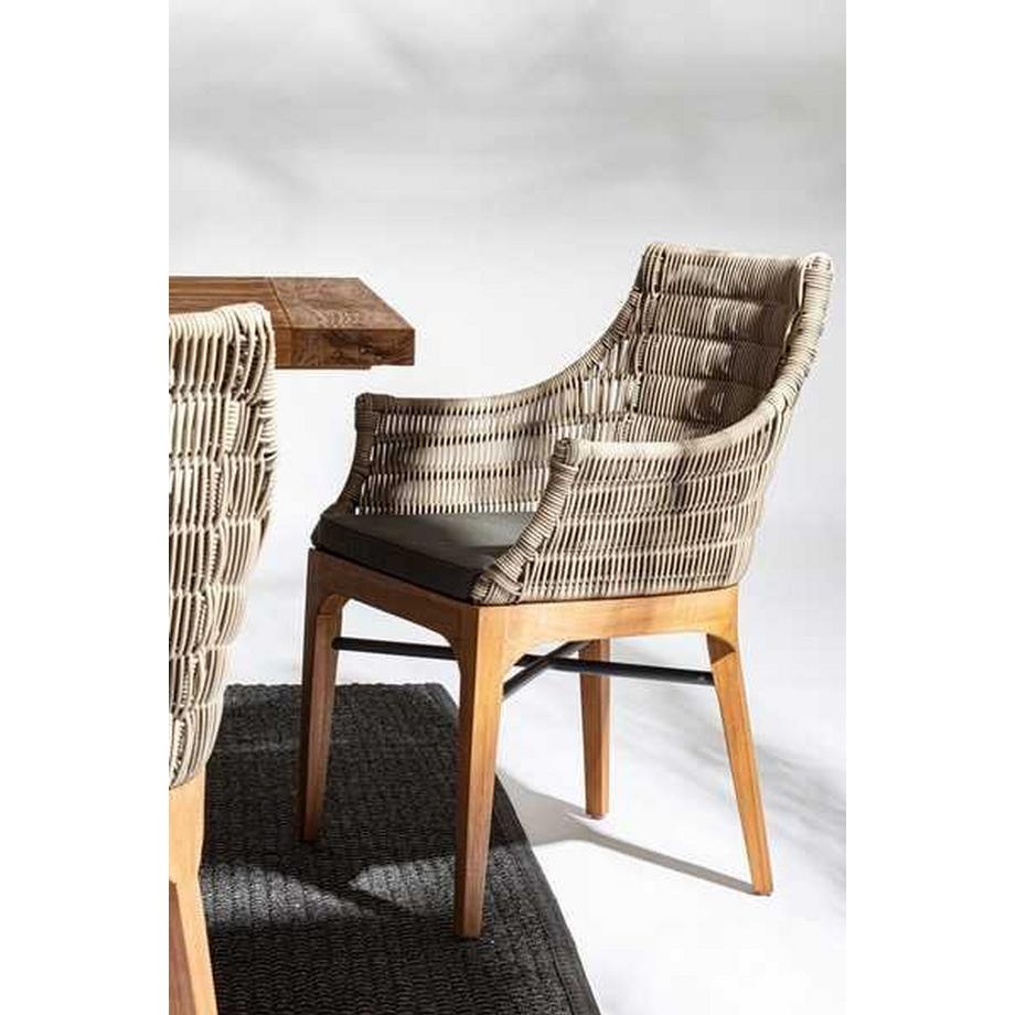 mutoni Gartenstuhl Keilani mit Kissen  