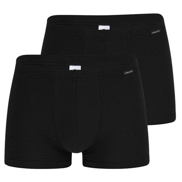 Image of 2er Pack Cotton & More - Retro-short Pant Herren Schwarz XXL
