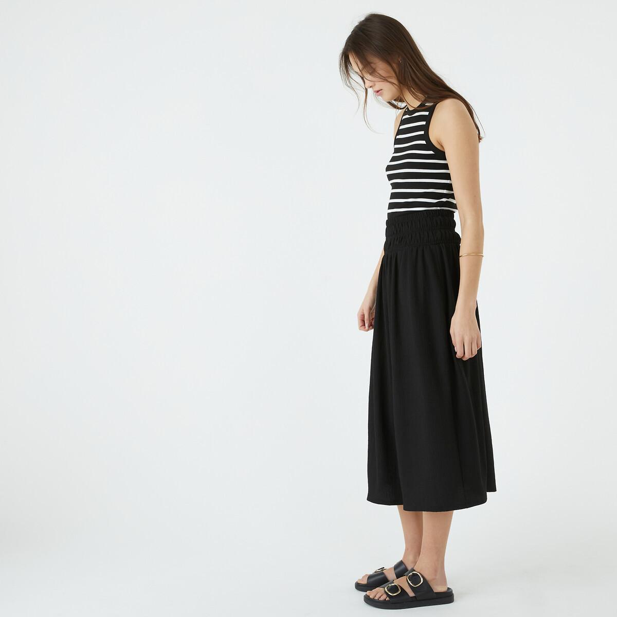 Image of Jerseyrock In A-linie Damen Schwarz XXL