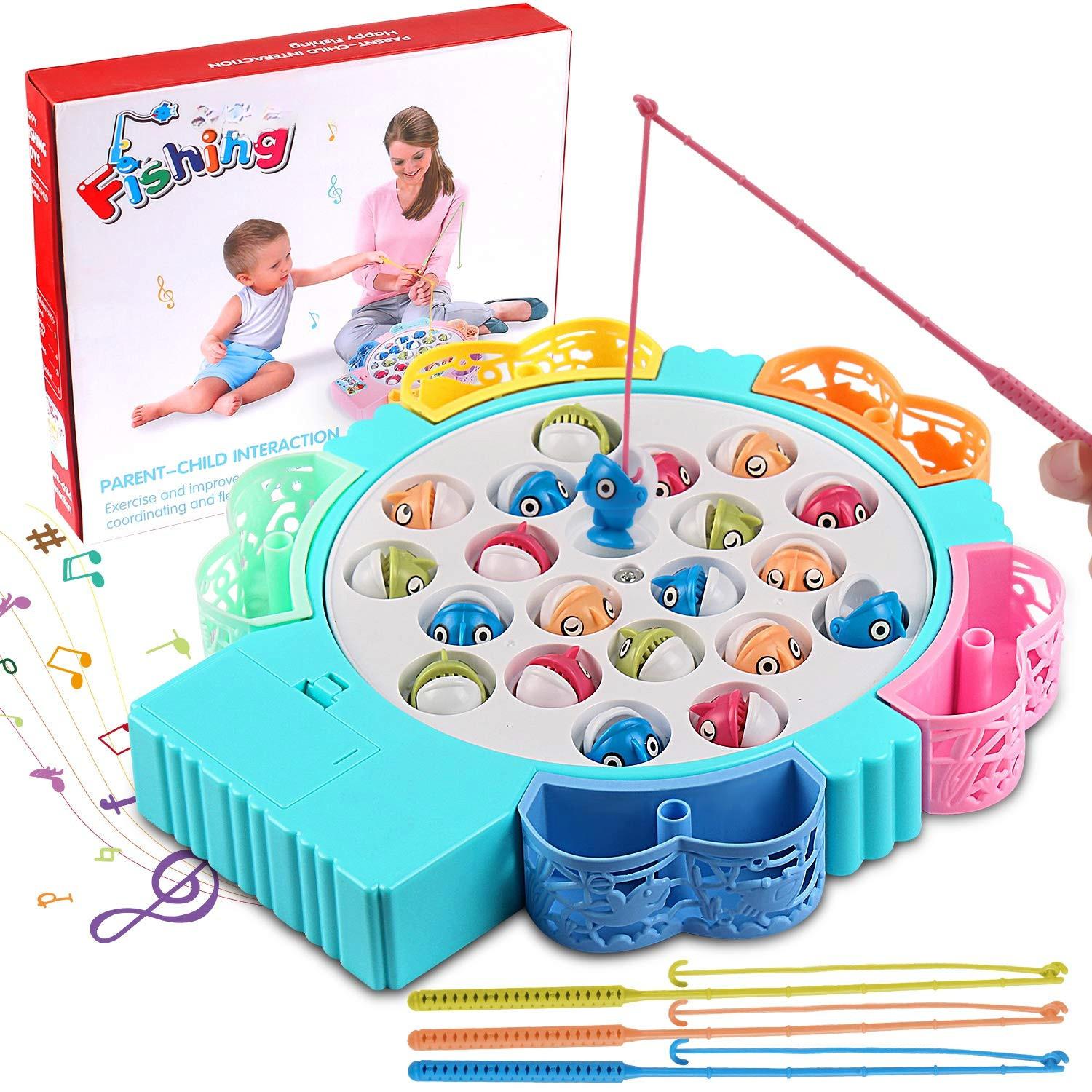 Activity-board  Jeu de pêche, jeu de plateau de pêche, jouet musical et éducatif 