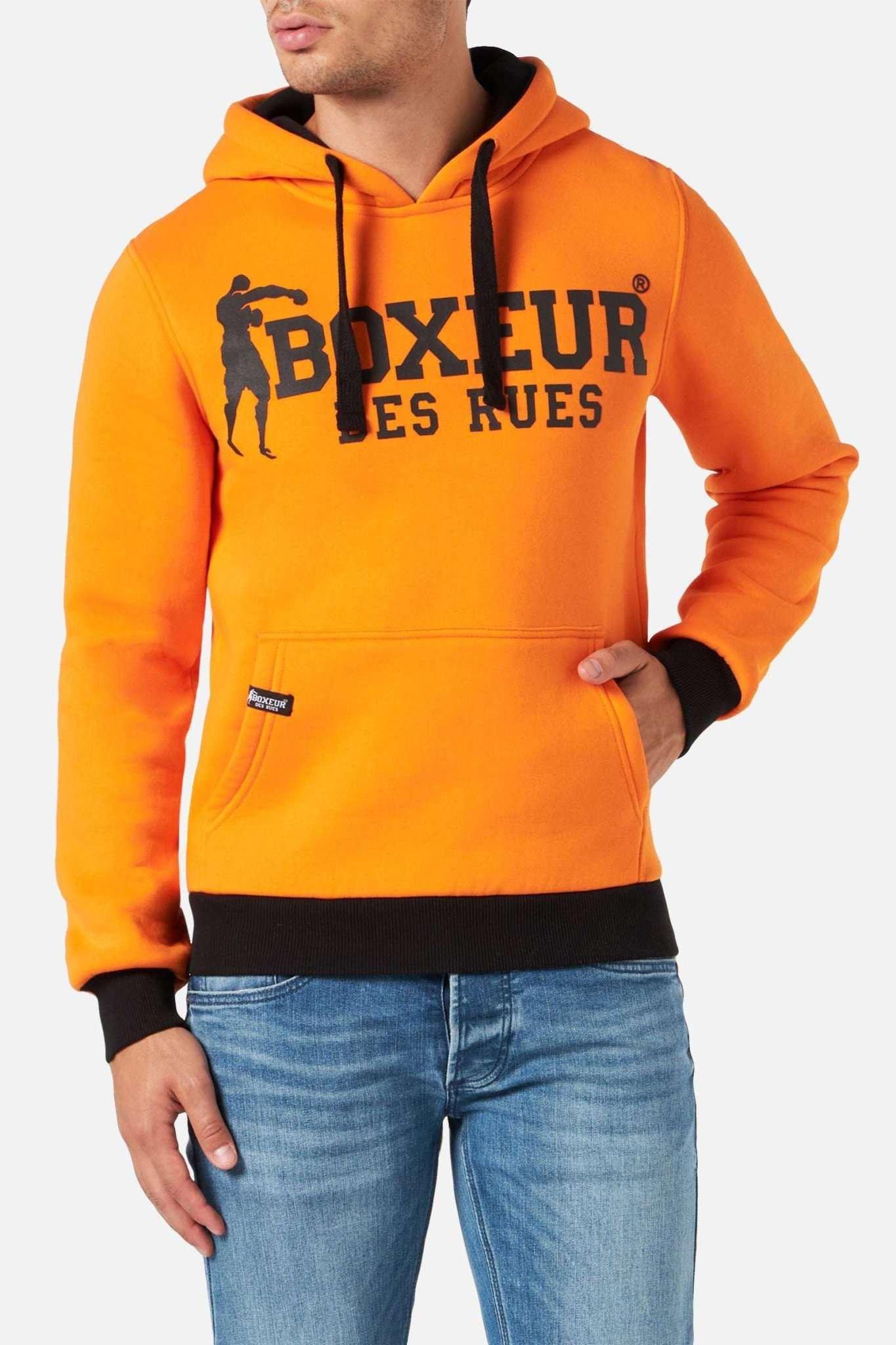 Image of Sweatshirts Man Hoodie Sweatshirt Herren Orange L