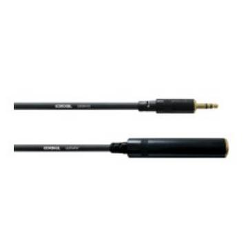 Cordial CFM 3 WK Audio-Kabel 3 m 3.5mm 6.35mm Schwarz