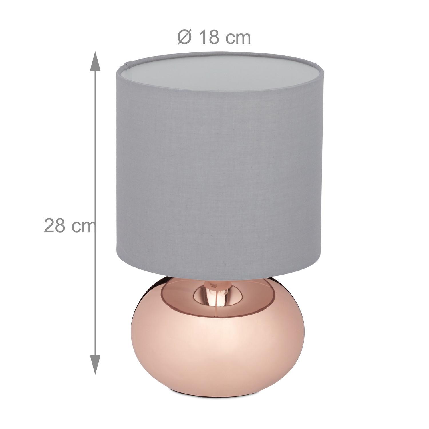 B2X Lampe de chevet avec fonction tactile  