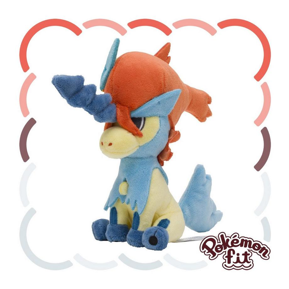 Pokemon  Keldeo Resolute Form Sitting Cuties Plush 