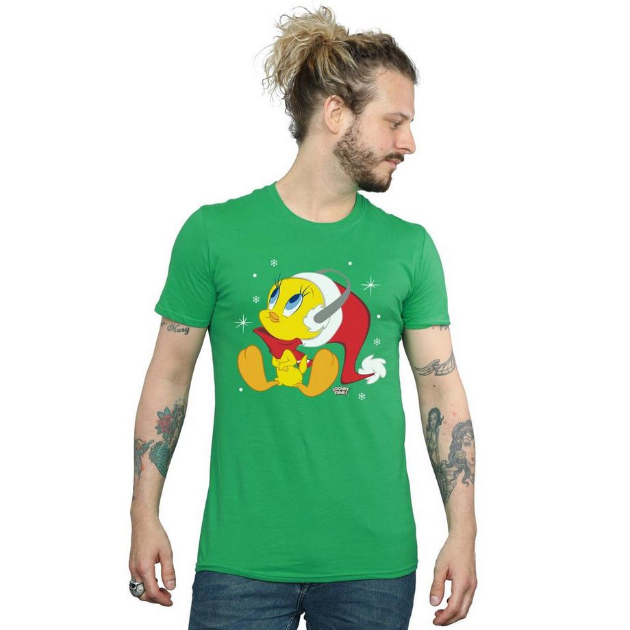 LOONEY TUNES Tweety Bird Christmas T-Shirt  