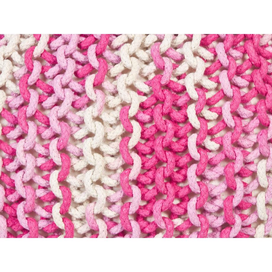 Beliani Pouf en Coton Glamour CONRAD  