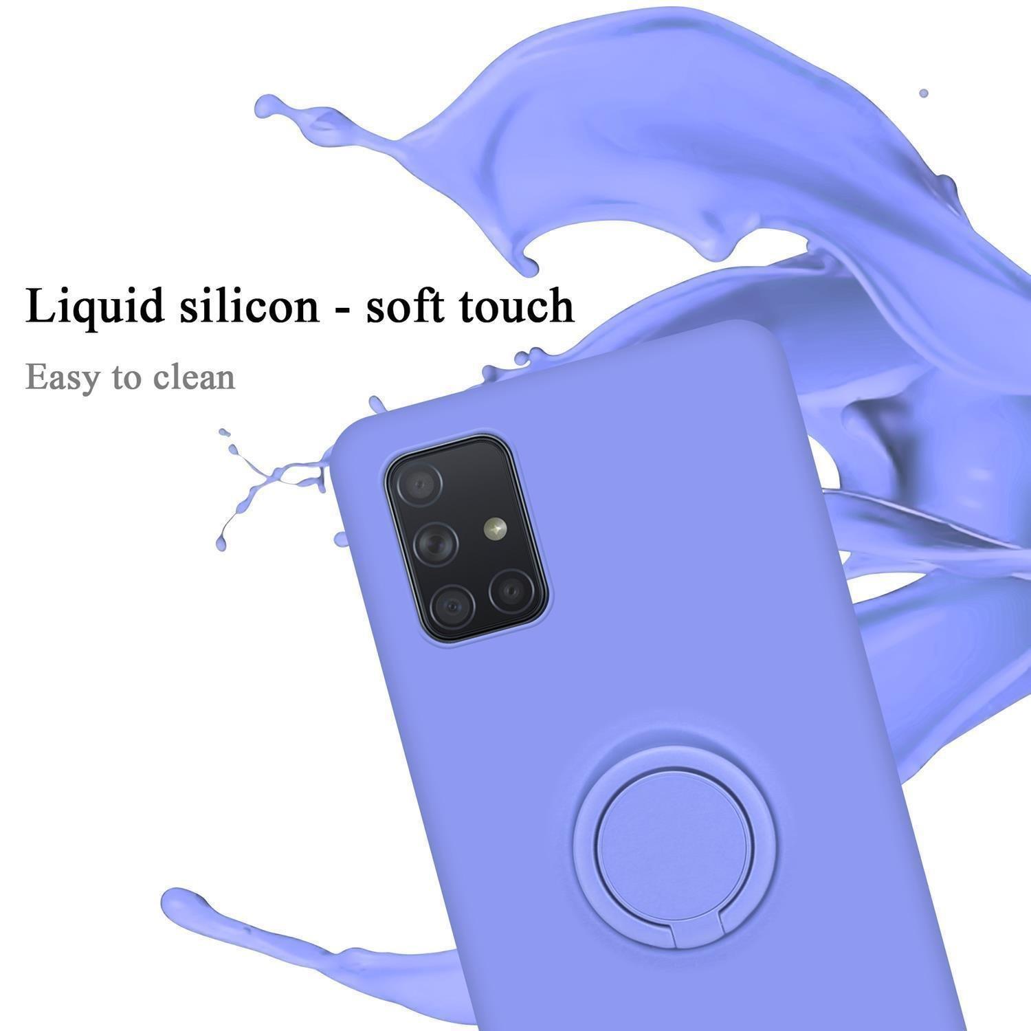 Cadorabo  Hülle für Samsung Galaxy A71 4G TPU Silikon mit Ring Liquid 