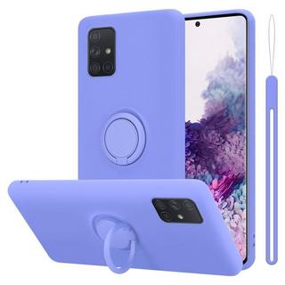 Cadorabo  Hülle für Samsung Galaxy A71 4G TPU Silikon mit Ring Liquid 