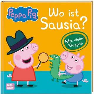 Peppa Wutz Bilderbuch: Wo ist Sausia? Kein Autor Copertina rigida 