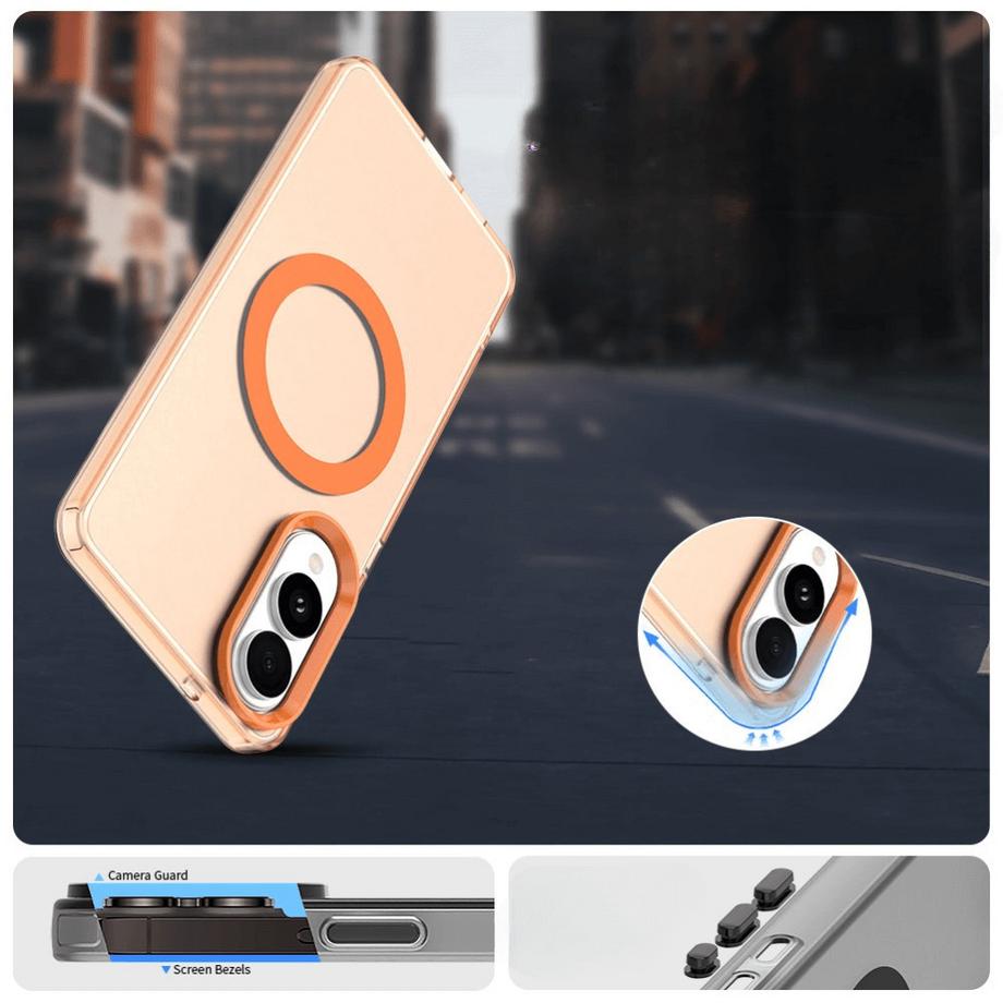 Cover-Discount  Galaxy S25 Edge - Schützende Acryl-Handyhülle mit Magnet 