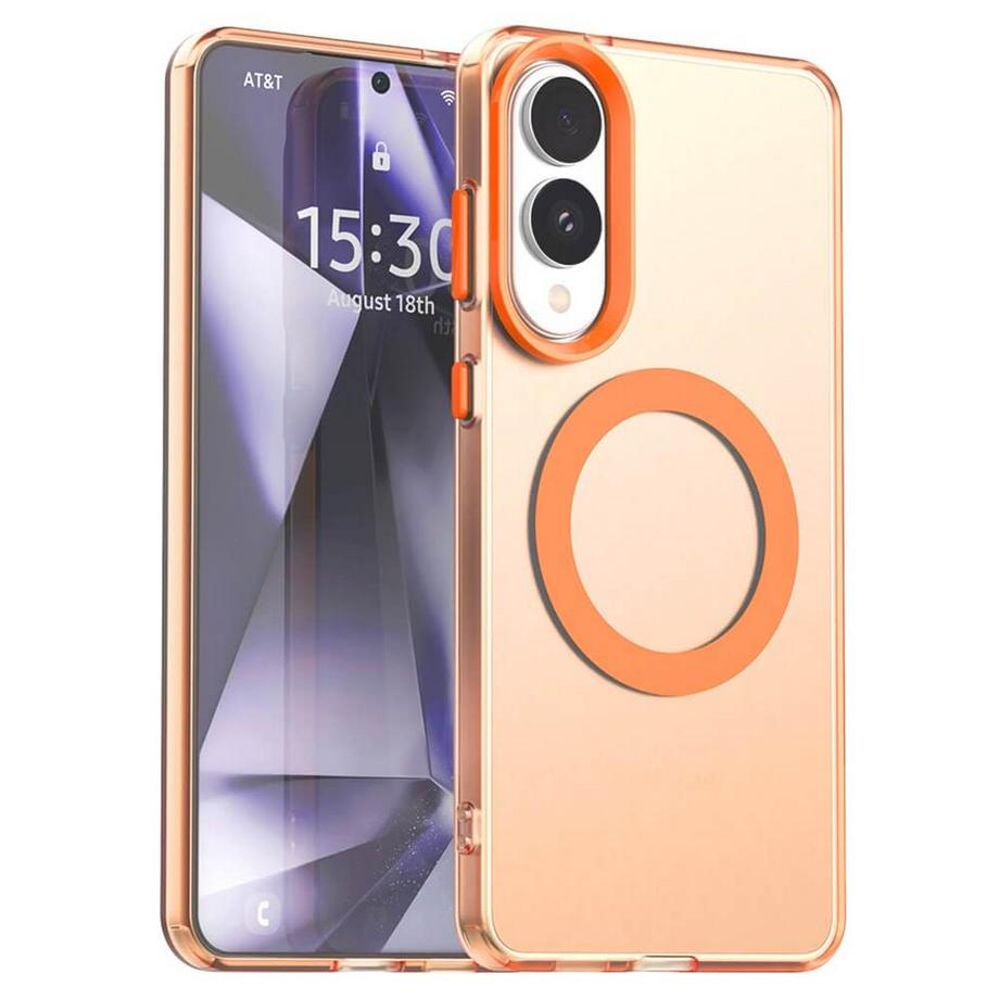 Galaxy S25 Edge - Schützende Acryl-Handyhülle mit Magnet