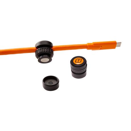 Tether Tools  TetherGuard Cable Support 2 pack Tisch/Bank Kabelhalter Schwarz, Orange 2 Stück(e) 