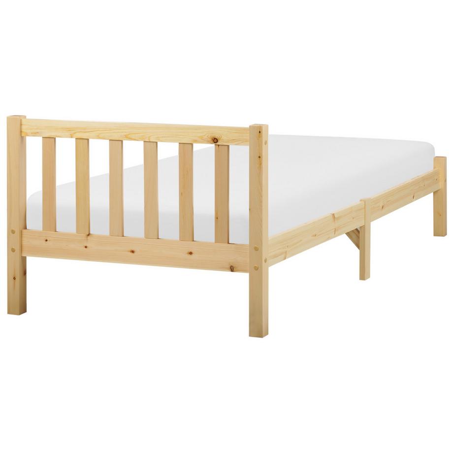 Beliani Letto en Legno di pino Cottage FLORAC  
