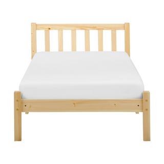 Beliani Letto con rete a doghe en Legno di pino Scandinavo FLORAC  